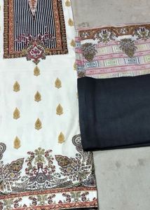 3 Piece Cambric Cotton Suits