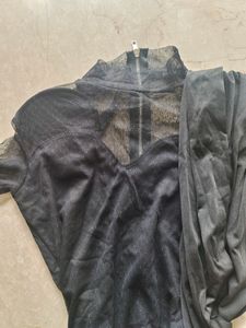 Very Elegant Black Drape Party Dress