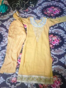 Mustard Shalwar Kameez