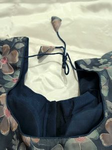 Floral Print Blouse Puff Sleeves