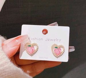 Mini Double Layer Heart Earrings