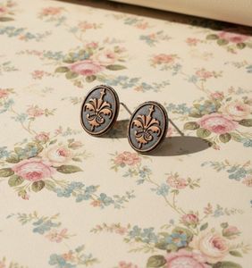 Fleur-de-Lis Stud Earrings