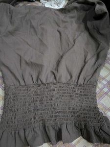 Crochet Brown Top For Women