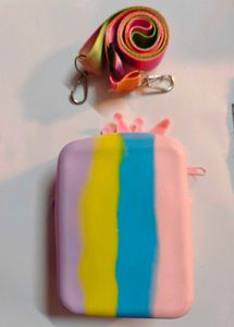 Unicorn Sling Silicone Bag for Girls