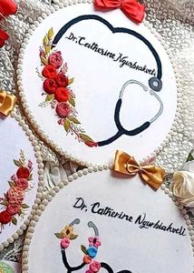 Hand Embroidered Profession Hoop