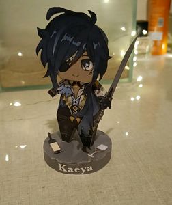 Cute Genshin Papercraft 3d Doll