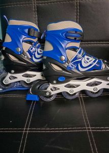 Blue Inline Skates