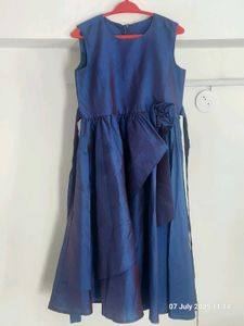 Elegant Blue Party Dress