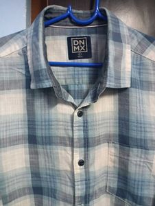 Blue Plaid Shirt