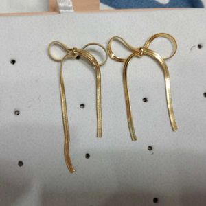 Cute Cherry &amp; Ribbon Earring Set