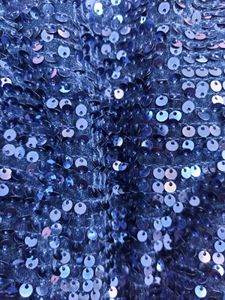 Pretty Blue Sequin Dress+ Peach+ SkyBlue