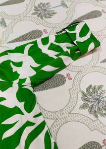 Green Floral Print co-ord set