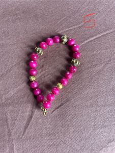 Black &amp; White Beaded Bracelet