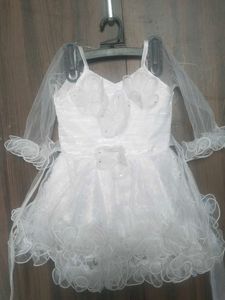 Amazing White Colour Frock