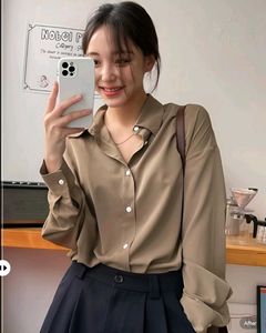 New with tag Pinterest Elegant Beige Button-Down S