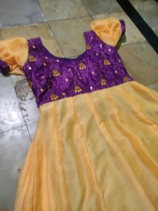 Mirror Work Embroidery Gown