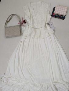 Classy White Dress