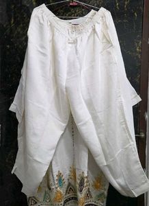White Embroidered Salwar Kameez