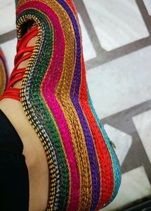 Multicolor Punjabi Jutti Cum Belli ✔️