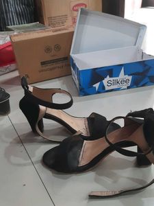 Black Ankle Strap Heels