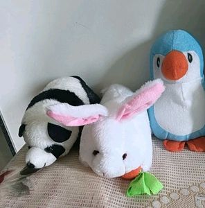 3 Soft Toy Set Very Fluffy