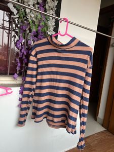 Striped Long Sleeve Top