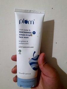 Plum Rice Water Face Wash