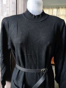 Chic Black Midi Dress