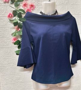 🎁Buy Two Get One Free🎁Elegant Navy Blue Top