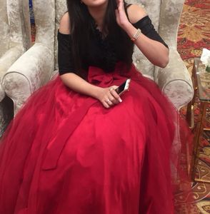 Princess Red Bow Gown