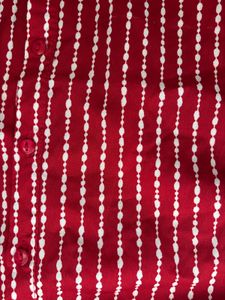 Red &amp; White Striped Sleeveless Shirt