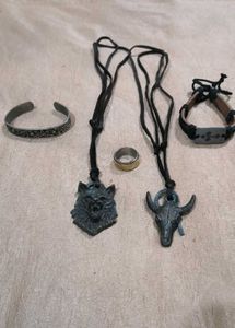 Necklace Ring Hand Band 90 College Mass Style
