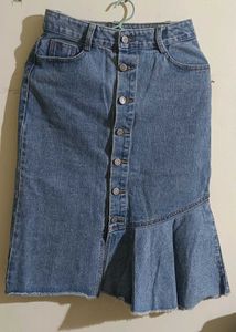 Perfect Denim Skirt
