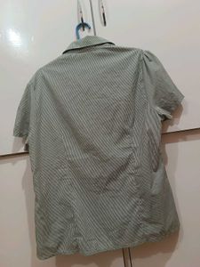 Striped Button-Down Shirt