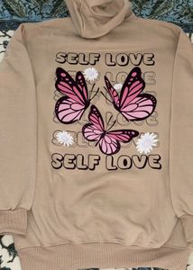 Self love Printed Hoodie