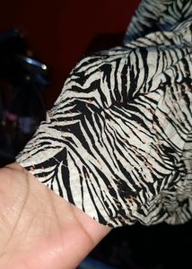 56" Size Zebra Print Tunic Kurti  + freebie😍