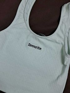 Ribbed Tank Top &#34;Favourite&#34;