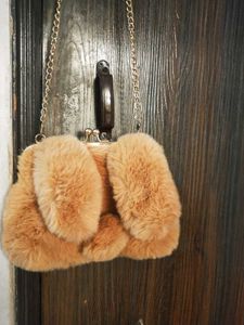 Plush Clutch, Sling Bag