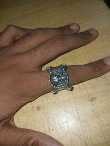 Gothic Stainless Steel Skull Ring.