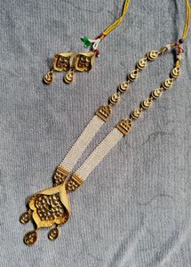 Elegant Kundan Necklace Set