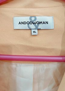 ANDCOWOMAN Peach Blazer