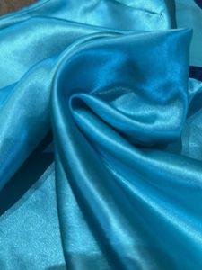 Blue Satin Night Top