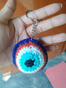 Evil Eye Crochet Keychain🧿🔮