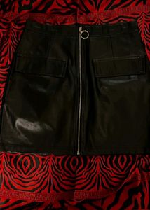 Leather skirt
