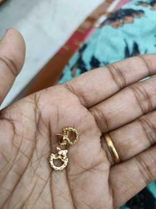 silver with rose gold platted