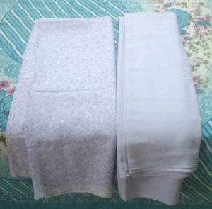 2 piece floral lavender suit (unstitched)