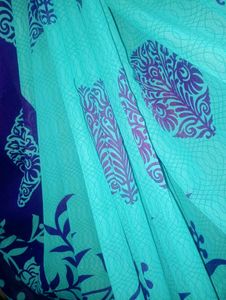 Jaipuri Printed Mulmul Cotton SAREE