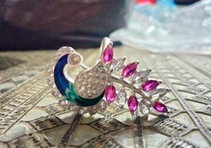 Peacock Silver Ring
