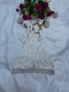 Zara Halter Neck Crop Top