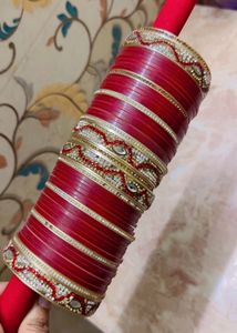 Red Bridal Bangles